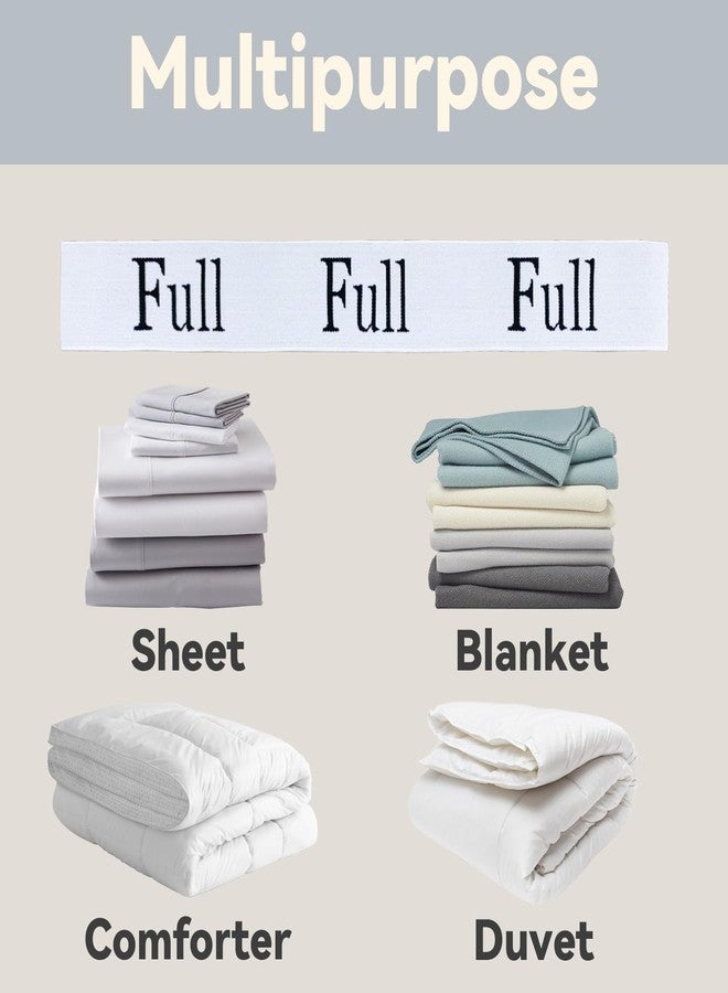 Bozenu Sheet Organizers and Storage Bands - Elastic Bed Sheet Straps/Sheet Storage Organizer for Linen Closet, 4 Pieces (Queen) - Image 5
