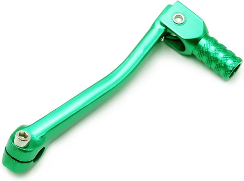 PRO BAT CNC Aluminum Folding Gear Shifter Shift Lever for Chinese Mini Choppers 50cc 70cc 90cc 110cc 125cc Lifan YX SSR Thumpstar Coolster TaoTao Kayo Pit Dirt Bike, Green - Image 4