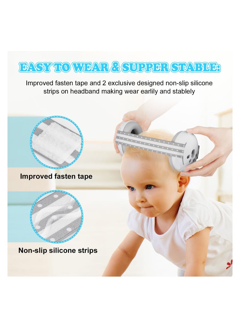 SOLARAE Noise Cancelling Headphones for Babies and Toddlers (Up to 36 Months) - Ear Protection for Sleep, Travel, Concerts, and Events. Perfect Hearing Safety for Infants! - Image 4