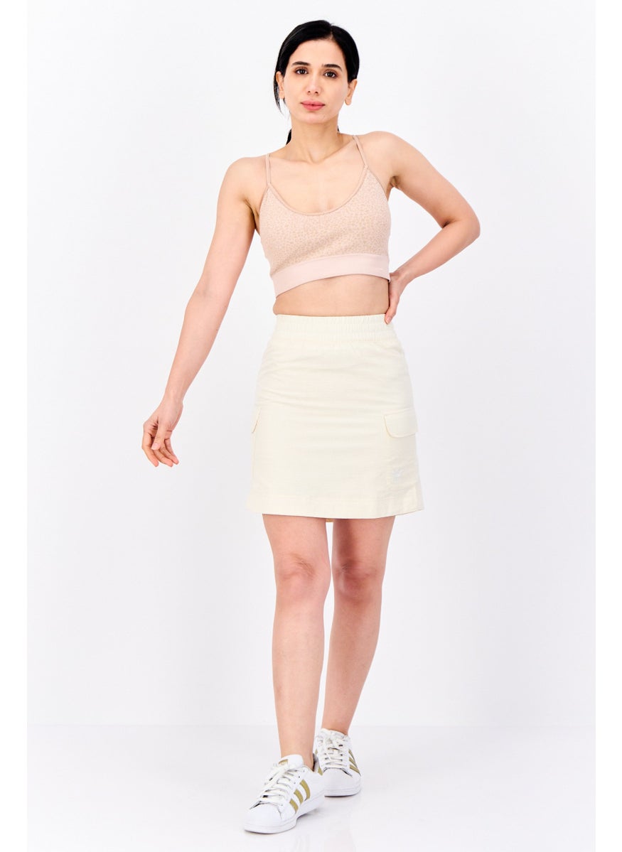 adidas Originals Women Sportswear Fit  Outdoor Skirts, Beige  - Image 4