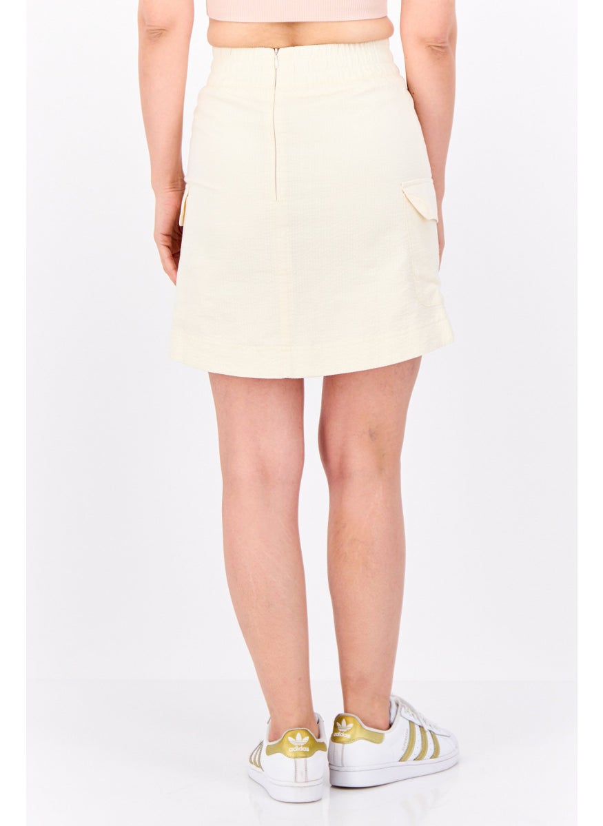 adidas Originals Women Sportswear Fit  Outdoor Skirts, Beige  - Image 3