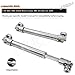 ARRCat 2PCS 90125MM Stainless Steel Universal Drive Shaft for 110 TRX4 TRX6 SCX10 Wraith Capra D90 TF2 Red cat GEN8 110 RC CrawlerARRCat RC Upgrade Parts HopUps Centre Drive Shaft - Image 4