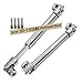 ARRCat 2PCS 90125MM Stainless Steel Universal Drive Shaft for 110 TRX4 TRX6 SCX10 Wraith Capra D90 TF2 Red cat GEN8 110 RC CrawlerARRCat RC Upgrade Parts HopUps Centre Drive Shaft - Image 2