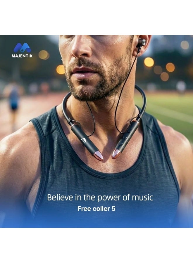 majentik Majentik Bluetooth Neckband Headset With Digital Display ZF5B15135F96DA65EBCD3Z