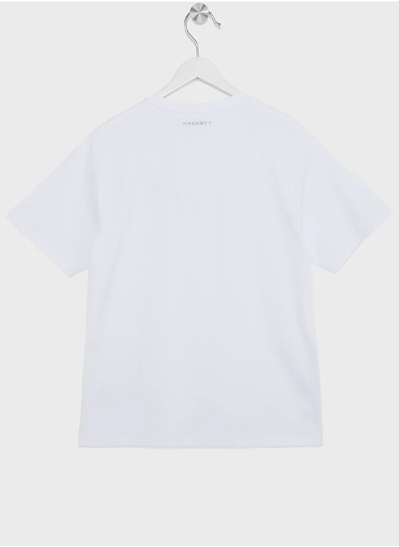 Hackett Logo Crew Neck T-Shirt