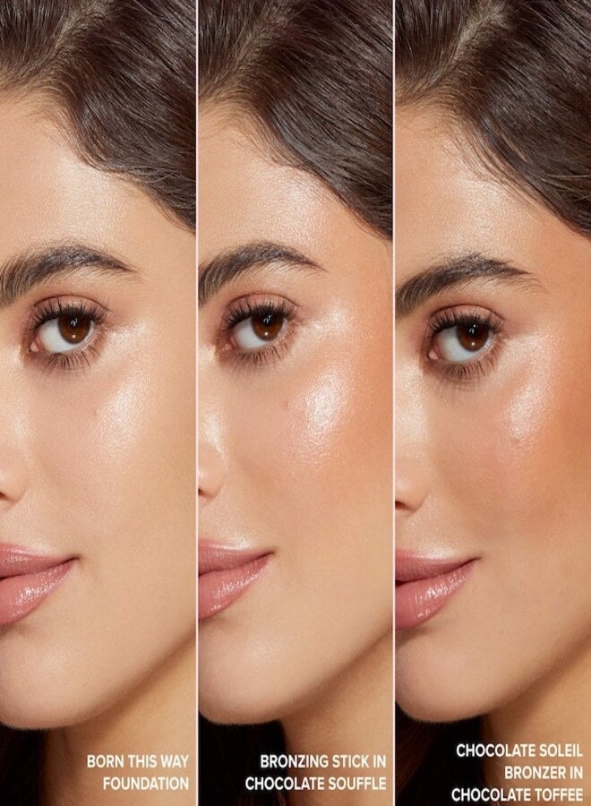 توب فيسد للمستحضرات التجميلية بودرة برونزية مطفية من تو فيسد كوزمتكس، لون شوكولاتة كراميل (تان) - 8 غرام - Image 4
