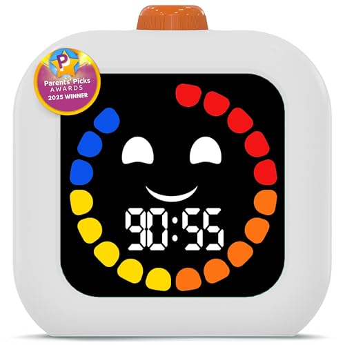 VISSE Digital Visual Timer for Kids - Rechargeable, Silent Count Up/Down for Calmer Routines - 99 Min Countdown Kids Timer for Classroom, Home & Therapy - Builds Focus & Independence - Image 1