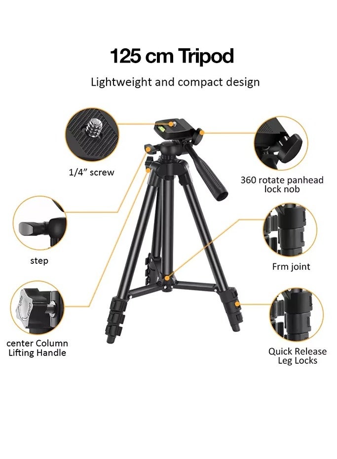 Jumpflash Vlogging Kit with 125cm Tripod KIT-05LM  - Image 3