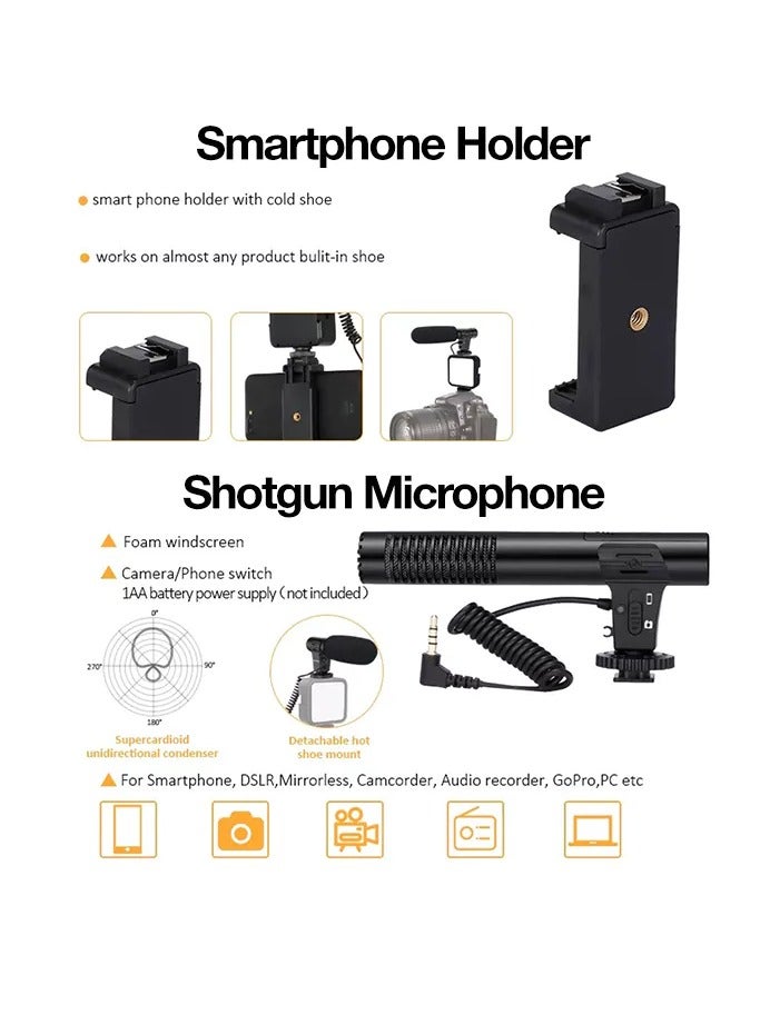 Jumpflash Vlogging Kit with 125cm Tripod KIT-05LM  - Image 4