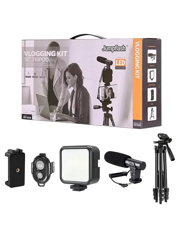 Jumpflash Vlogging Kit with 125cm Tripod KIT-05LM  - Image 2