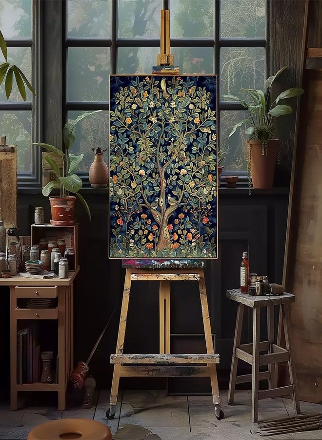 مجموعة ناتويالو للرسم بالأرقام للكبار، رسم شجرة بالأرقام للمبتدئين، رسم بالأرقام للكبار، رسم نباتات بالأرقام كهدية لتزيين جدران المنزل مقاس 16 × 20 بوصة - Image 3