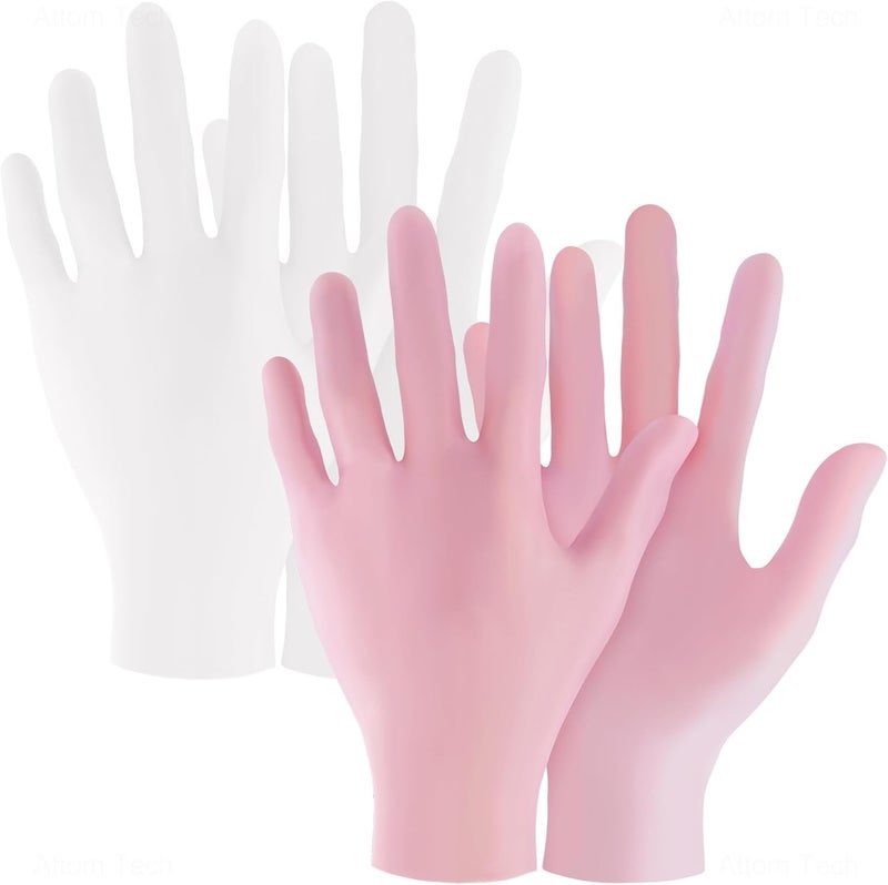KRUPAVI 1 Pair Silicone Gloves for Dry Cracked Feet Hands Silicone Moisturizing Gloves for Women Hand Care Spa Gel Hands Gloves After Pedicure Multi Color - Image 1