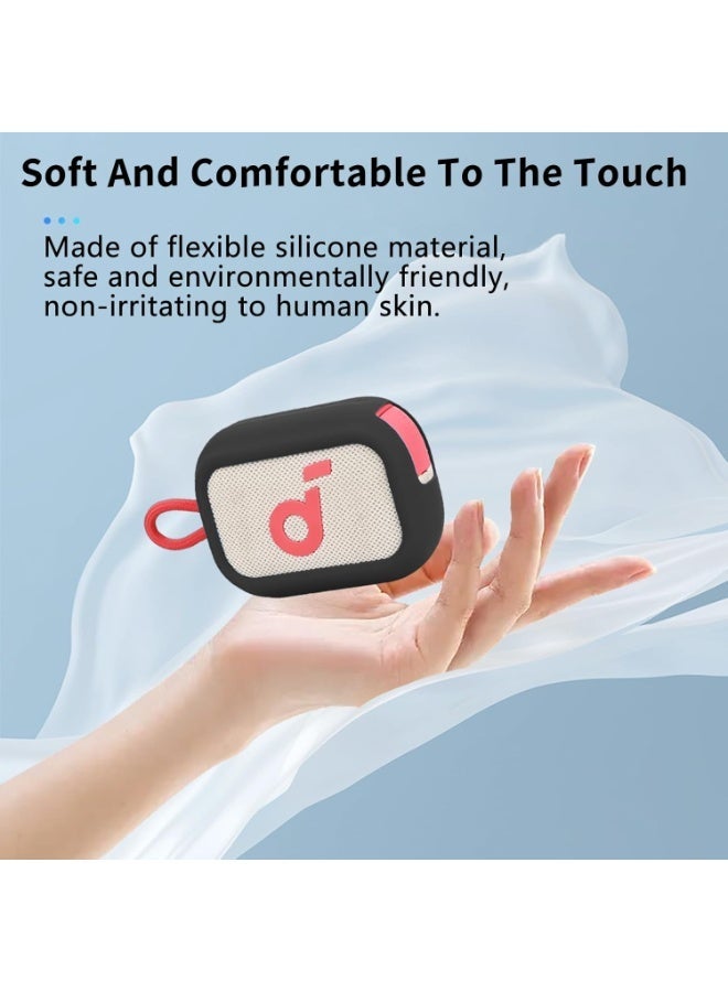 Silicone Case for Anker Soundcore Select 4 Go Bluetooth Speaker, Drop-Proof,Scratch-Proof,Shock-Proof,Dust-Proof,Protective Case Compatible with Soundcore Select 4Go - Image 3