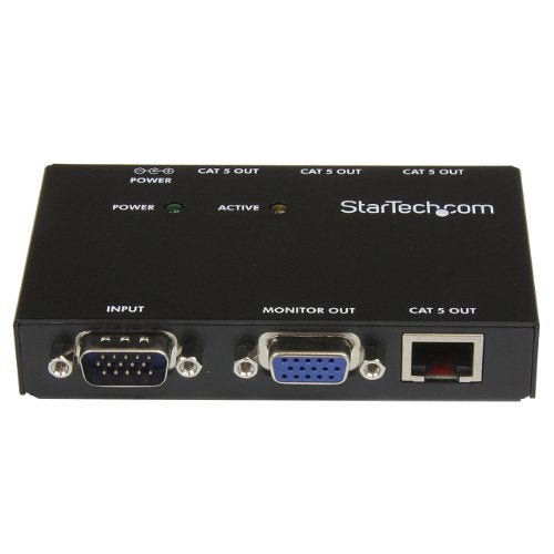 StarTech.com VGA Over CAT5 Video Extender - VGA Extender - 450ft (150m) - 4-Port , TAA (ST1214T) - Image 2