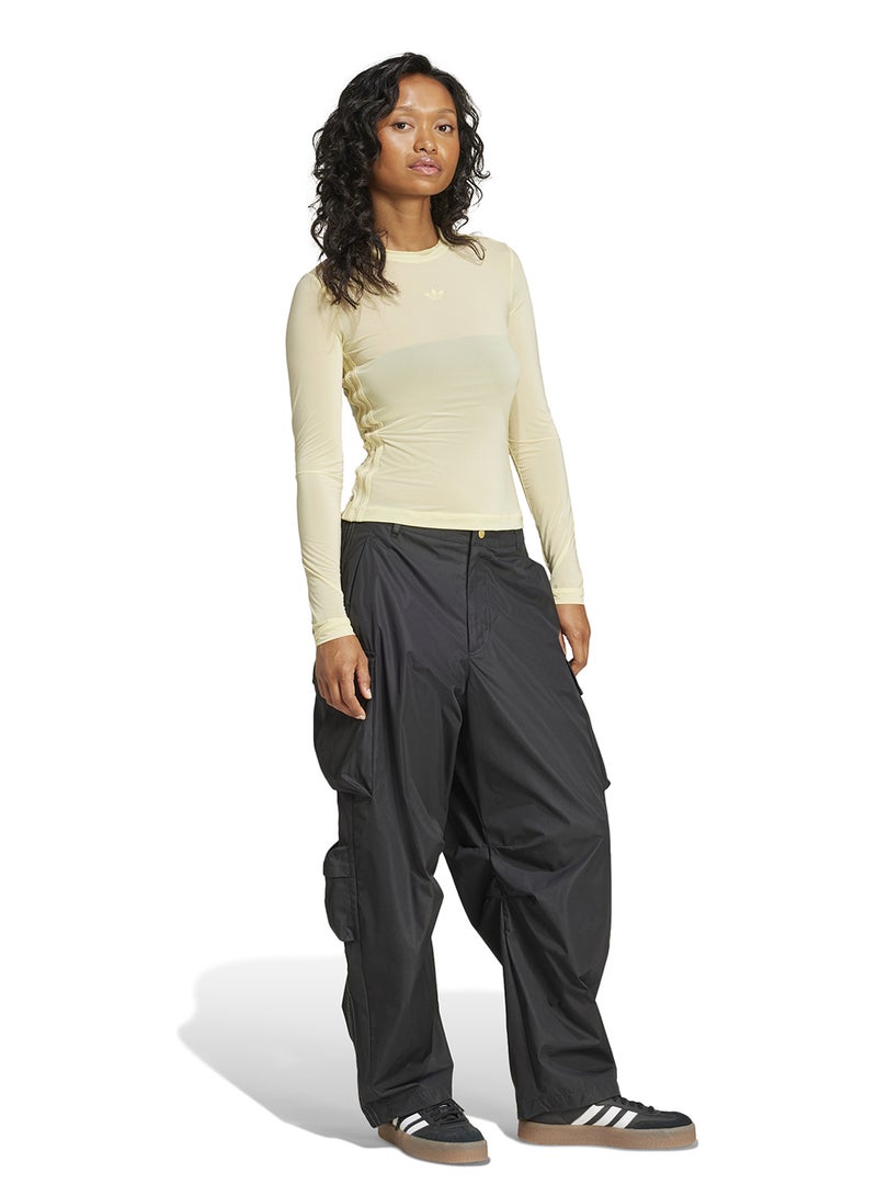 adidas Originals Adicolor Sheer 3 Stripes Long Sleeve  - Image 5