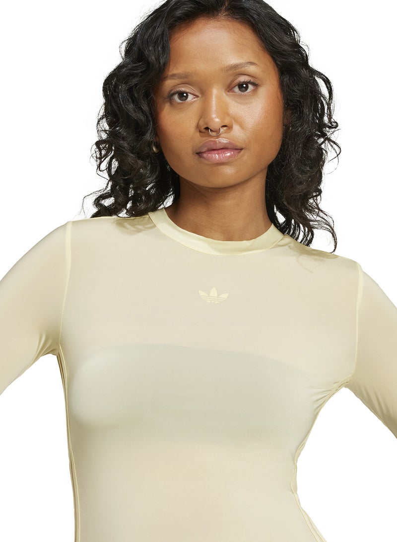 adidas Originals Adicolor Sheer 3 Stripes Long Sleeve  - Image 3
