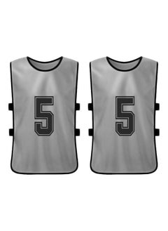 Y&D Sports Pinnies Numbered Practice Vest Pennies For Soccer Basketball Jersey Bibs,Set Of 12 Youth Adults Team  - Image 3