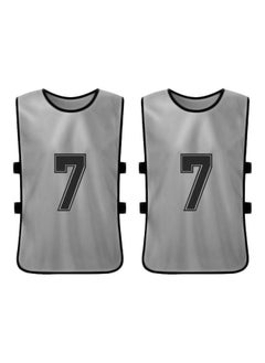 Y&D Sports Pinnies Numbered Practice Vest Pennies For Soccer Basketball Jersey Bibs,Set Of 12 Youth Adults Team  - Image 4