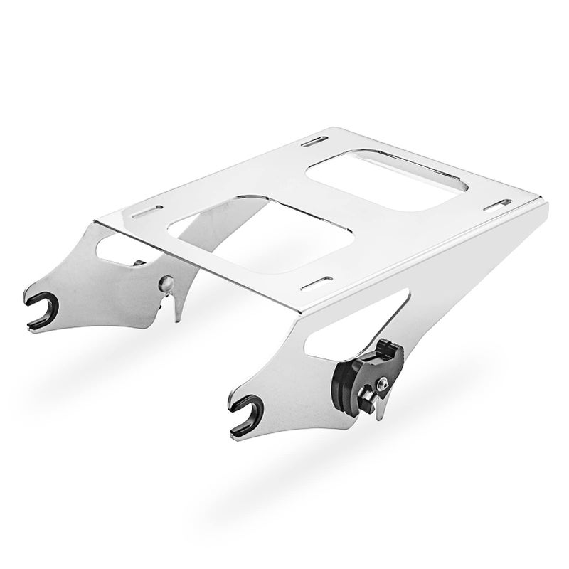 Mofun Tour Pack Mounting Rack Detachable Trunk Mount Compatible with Harley Touring Road King Electra Road Street Glide 20142025 Chrome - Image 2