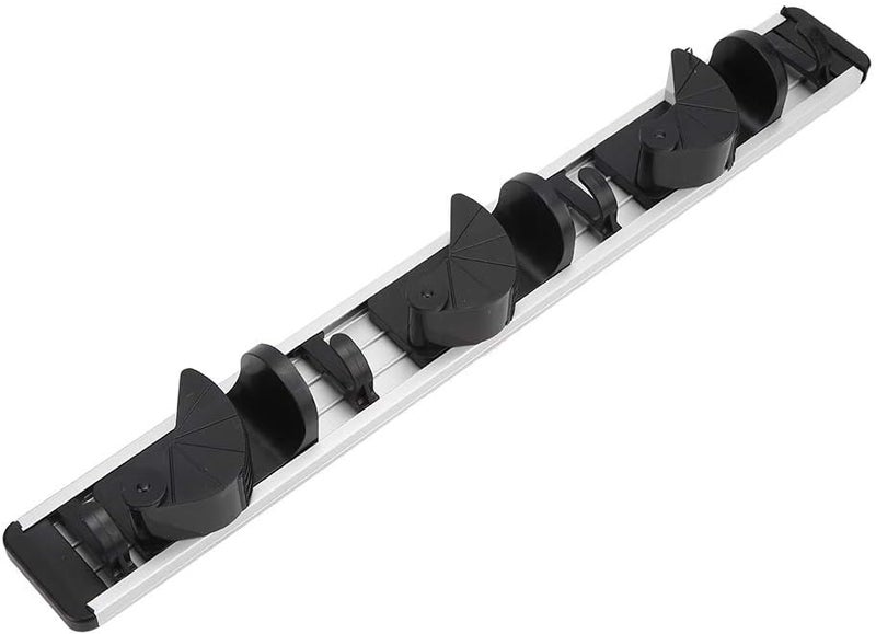aqxreight Wall Mounted Mop Broom Holder Storage Hanger Hook for Kitchen Bathroom Closet Office Garden Turn System Decor S Broom HolderMop HolderMop RackMop HangerMop OrganizerW (Model C 3 hook 3 hook) - Image 3