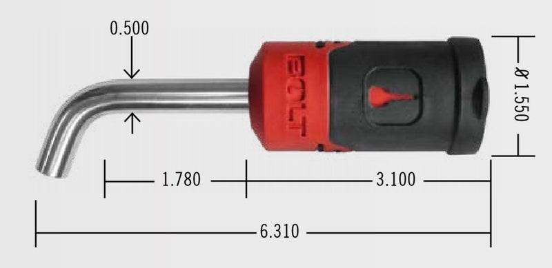 Bolt 7023629 1/2" Receiver Lock for Toyota Keys - Image 2