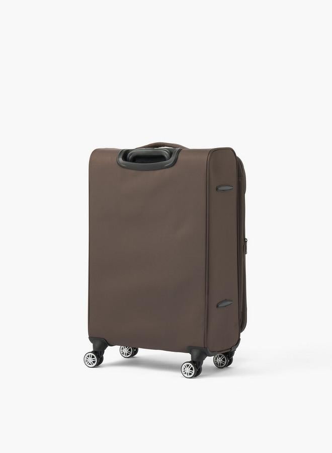Wave Solid Softcase Trolley Bag With Retractable Handle - Image 4
