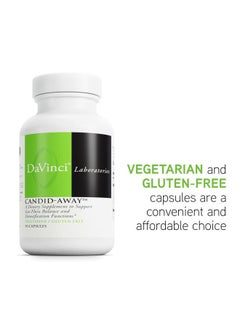 Davinci Labs Candid-Away - Digestive Gut Health Support, Immune System Support with Digestive Enzymes, Calcium, Magnesium & More* - 90 Vegetarian Capsules (30 Servings)  - Image 5