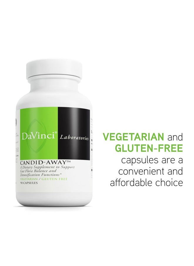 Davinci Labs Candid-Away - Digestive Gut Health Support, Immune System Support with Digestive Enzymes, Calcium, Magnesium & More* - 90 Vegetarian Capsules (30 Servings)  - Image 5