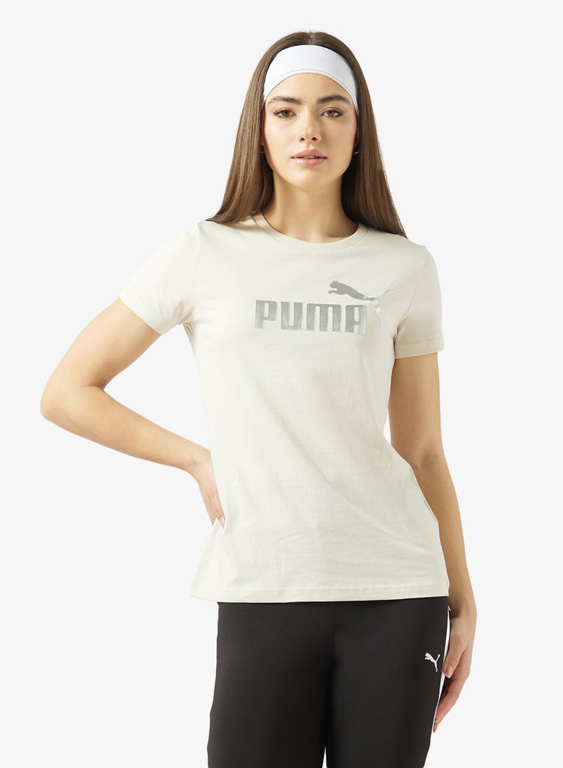 PUMA Essential Metallic No.1 Logo T-Shirt - Image 1