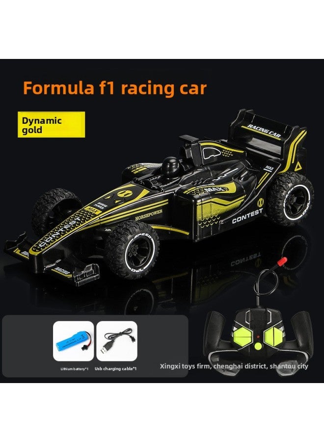 Mini F1 Racing Car Mini Racing Car Charging Resistant Drift Car Kidsren's Remote Control Car Four-Way Wireless Toy Car