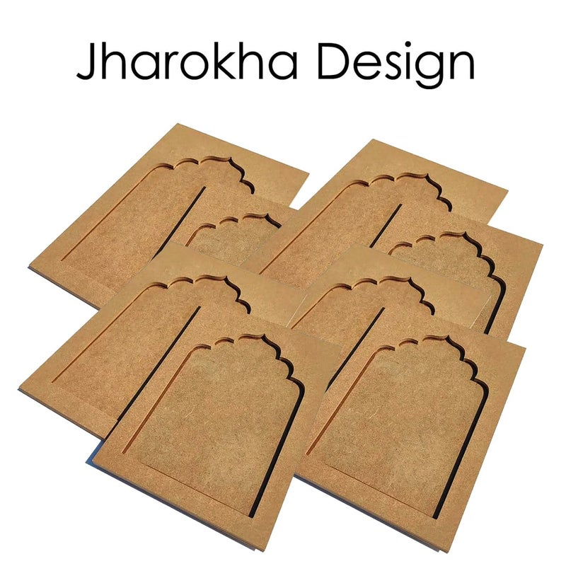 Wrapping Studio MDF Board for Lippan Art - Pre-Marked Beautiful Bird Design Cutouts for Craft, Painting, DIY Projects - Eco-Friendly MDF Wood, 30x23 cm, Ideal for Creative Gift Ideas - Image 5