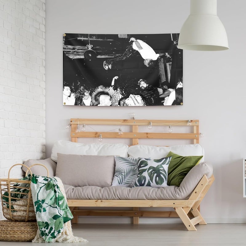 BYADKOA Playboi Carti The Lighted Album Cover Flag Banner Aesthetic Decorative Durable Man Cave Tapestry with 4 Brass Grommets 90x150cm Suitable for Indoor Outdoor استخدام يومي واسع - Image 3
