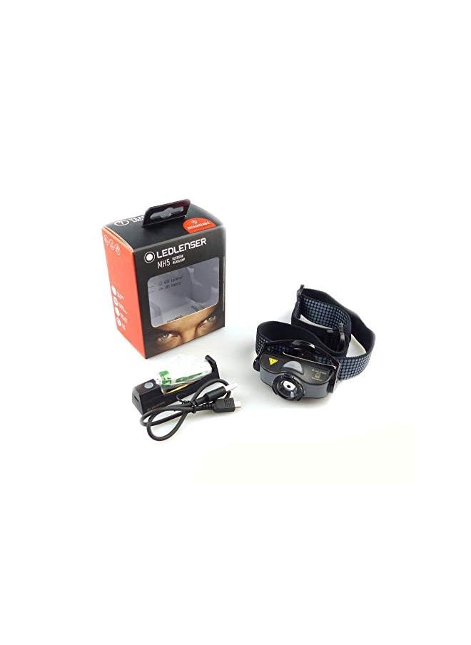 LEDLENSER Mh5 Stirnlampen Outdoorsport Grau Box  - Image 4