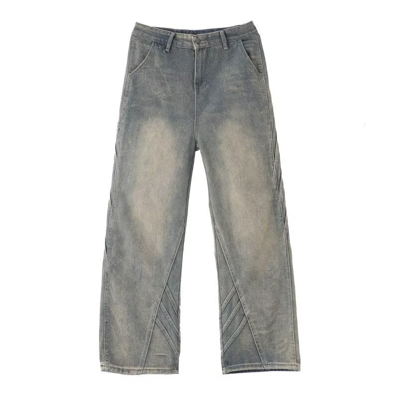 Unisex Classic Denim Jeans Loose Fit Daily Outdoor Wear - Image 5