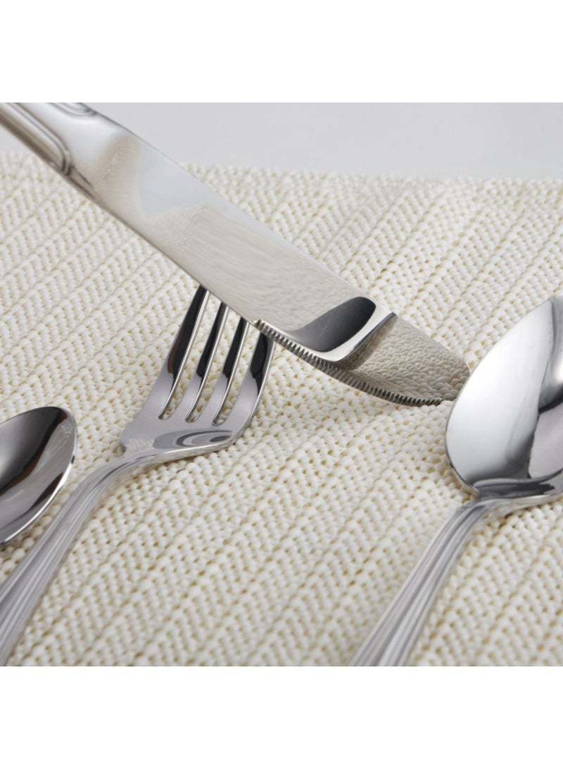 DANUBE HOME Tahani 24-Piece Cutlery Set – Premium Stainless Steel Flatware Set with Forks, Knives, Spoons for Dining and Kitchen, Elegant Durable Design, Ideal for Home, Parties & Restaurants -Serves 6 - Image 5