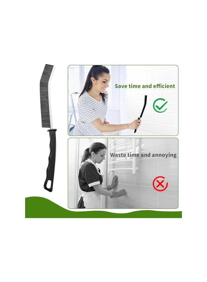 promass 8 Pcs Crevice Cleaning Brush, Multifunctional Cleaning Brush Tools,Hard Bristle Crevice Cleaning Brush for Kitchen,Bathroom,TileJoints,Gas Stove,Window Groove - Image 5