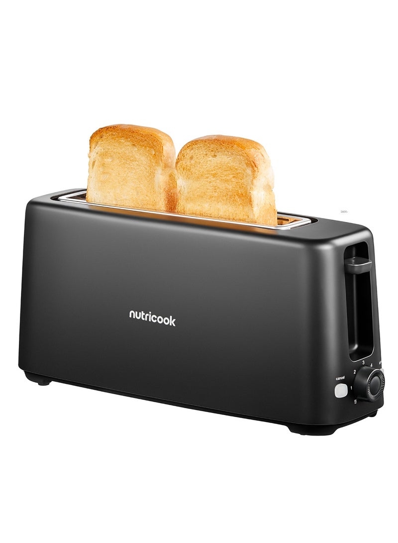 nutricook 2-Slice Essentials Slim Toaster 850 W TS150ME black - Image 1