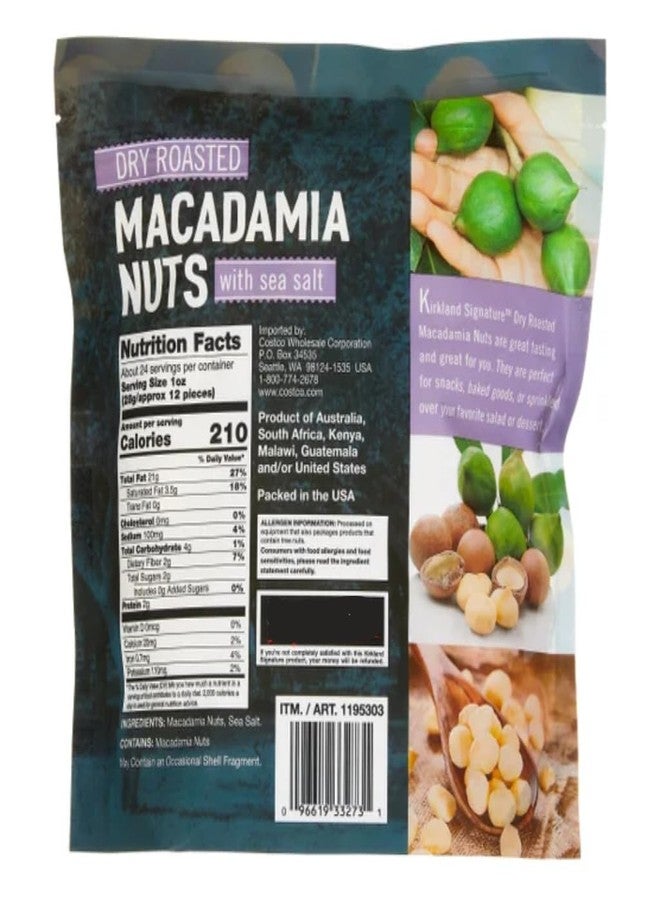 Braidz Macadamia Nuts Salted - Roasted Premium Macadamia Nuts For Baking, Snacking & Cooking 1.5 Lb With Mini Scooply Scoop - Image 2