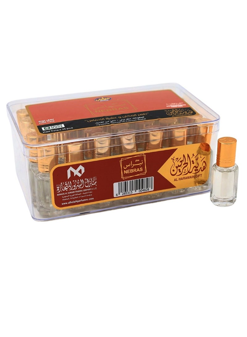MARAHIB NEBRAS Perfume Oil Half Tola 35 PCS