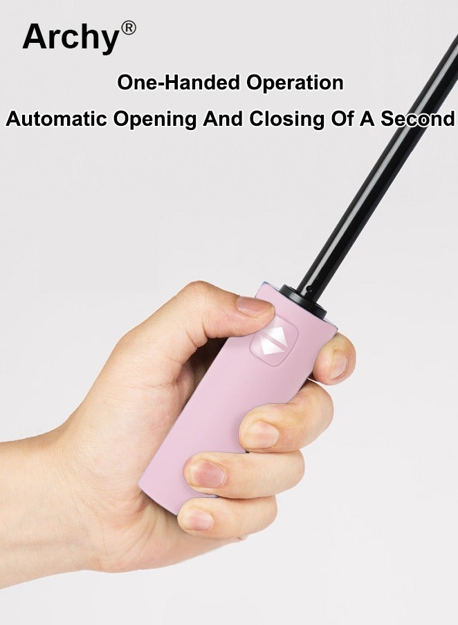 Archy Unisex Mini Foldable Umbrella With Capsule Case Small Compact Reinforced Thickened Portable - Image 4