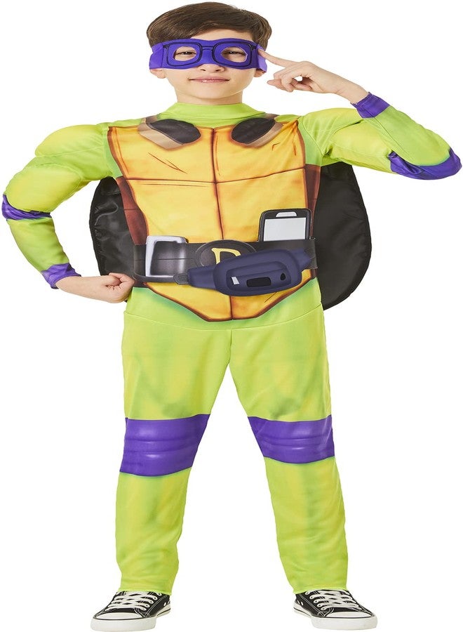 InSpirit Designs Teenage Mutant Ninja Turtles Kids Mutant Mayhem Movie Donatello Costume | Officially licensed | Cosplay costume | Small