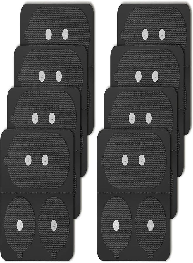 Medcursor TENS Unit Replacement Pads, 8-Pack Electrode Pads with Strong Magnetic Snap, Biocompatible Hydrogel, Reusable 30 Times, Upgraded Self-Stick Performance, Compatible with Medcursor TENS Units - Image 1