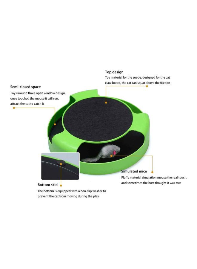 NIBEMINENT Catch The Mouse Motion Chase Toy Green/Black - Image 4