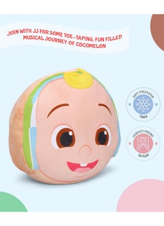 Beebop Cocomelon JJ Face Cushion with Headphones - Huggable Pillow for Young Ones  - Image 5