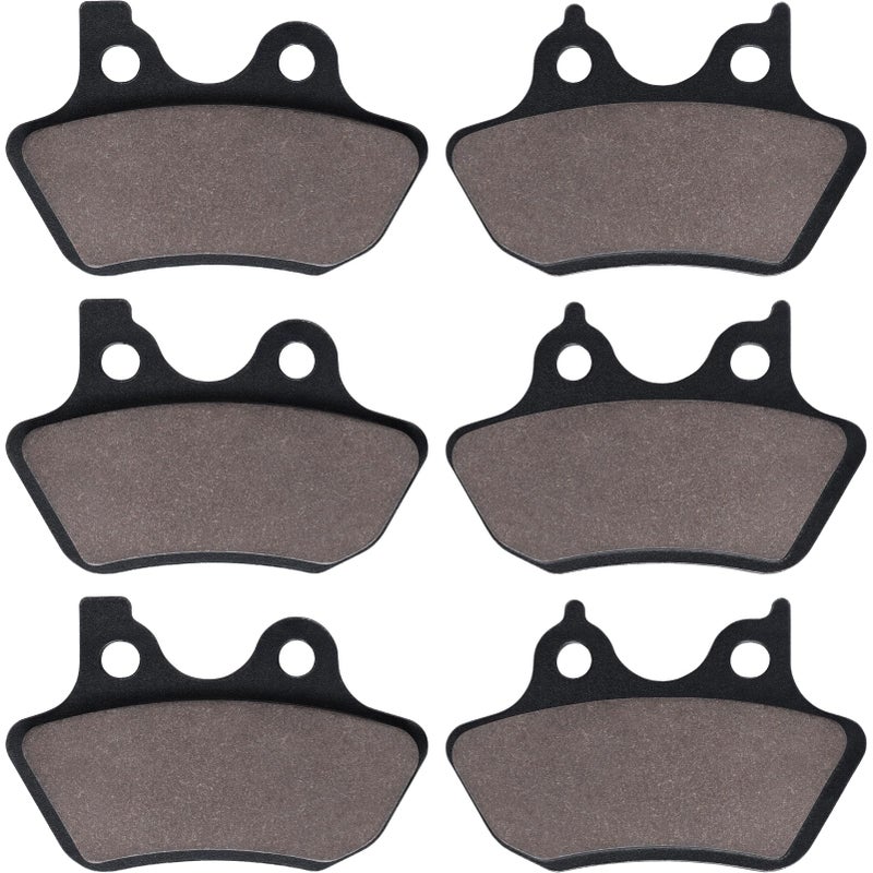 Brake Pads for Road King, Compatible with Harley Davidson Road Glide, Electra Glide, Low Rider, Wide Glide, Super Glide, Sportster XLH883R, Front and Rear