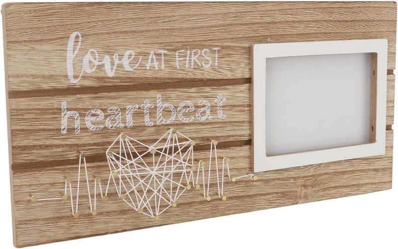ZJchao Baby Picture Frame Wood Keepsake Photo Frame for First Time Moms Pet Create Lasting Memories Ideal Display Bedrooms Living Rooms Warm Thoughtfully Made Family Memory Wonderful - Image 1