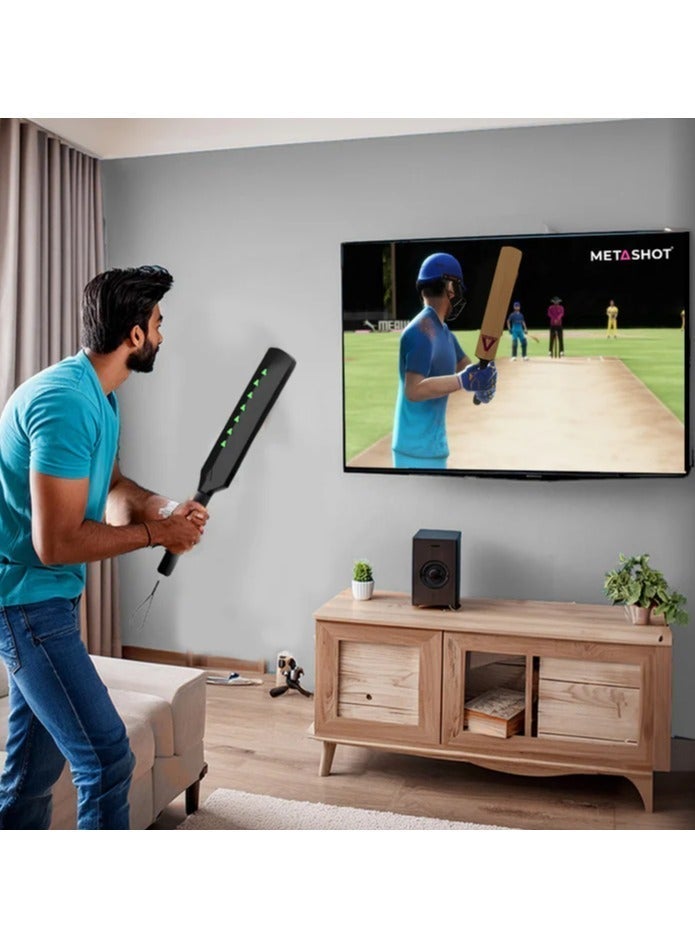 Merlin Metashot  Smart Cricket Bat | Game Compatible with TVs, PC/Mac, iOS/Android, Tabs/iPad - Image 3