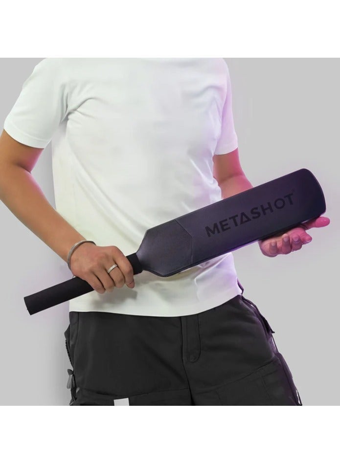 ميرلين مضرب الكريكيت الذكي ميرلين ميتاشوت | متوافق مع أجهزة التلفزيون، وأجهزة الكمبيوتر الشخصية/ماك، وأجهزة iOS/أندرويد، والتابلت/آيباد - Image 2