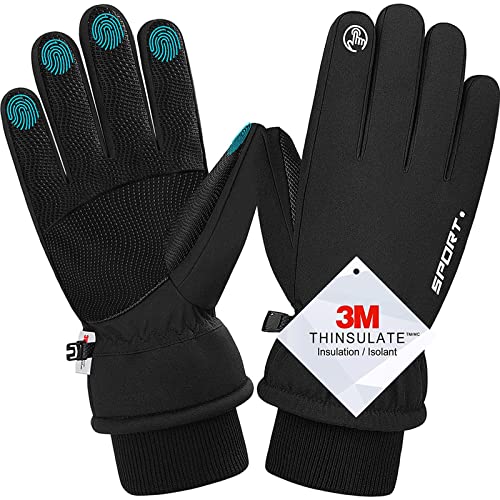 Xeitive Winter Gloves for Men and Women - Touchscreen, Windproof, Warm Thermal Gloves for Running and Cycling - Image 1