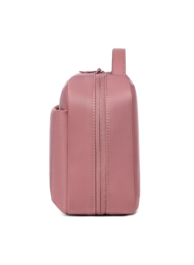 شانتريا حقيبة مكياج نسائية خفيفة الوزن مقاومة للماء متعددة الوظائف بسحاب وفتحة  درجة